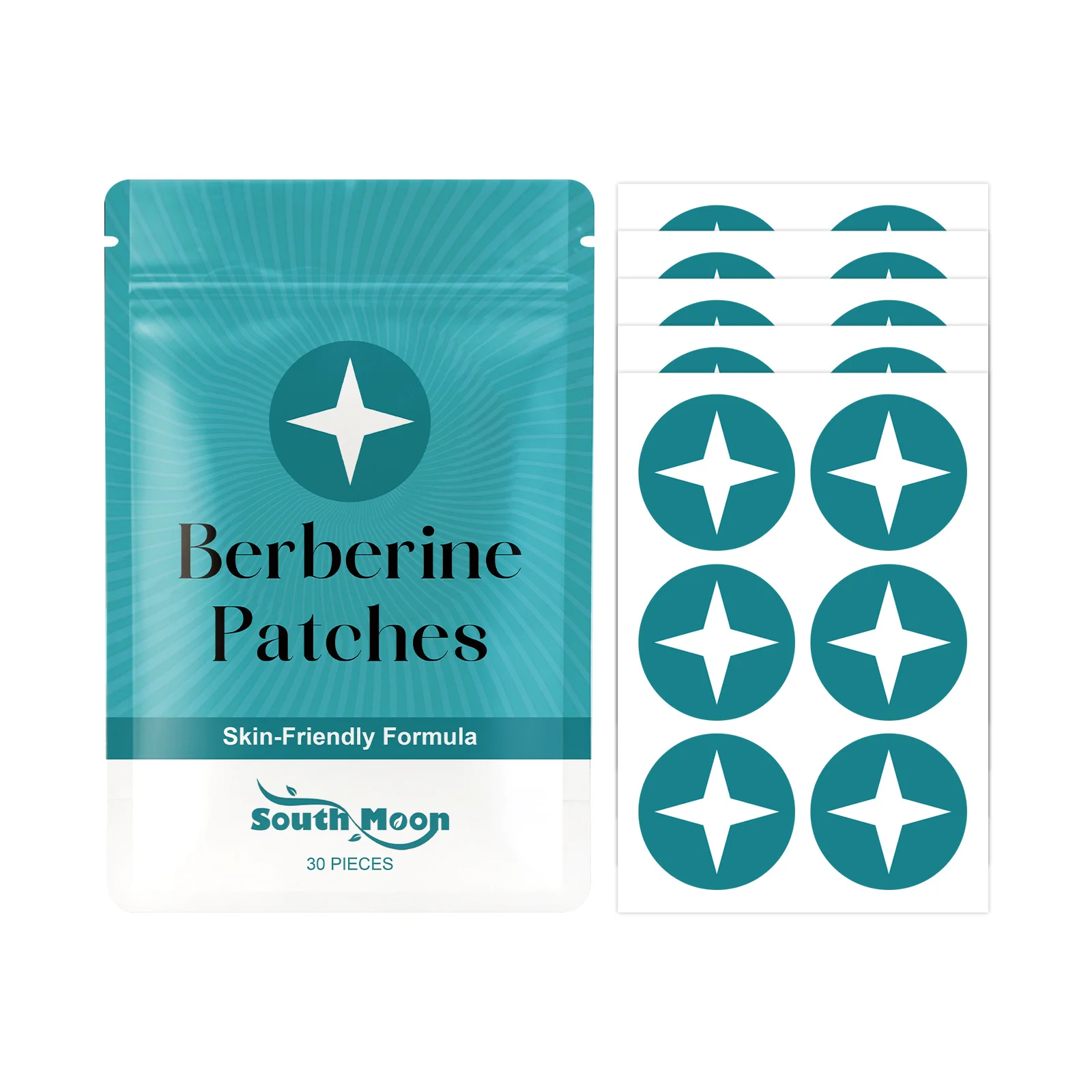 30pcs Berberine Slimming Patches Weight Management Fat Burning Appetite Control Enhance Metabolic Body Shaping Firming Patches