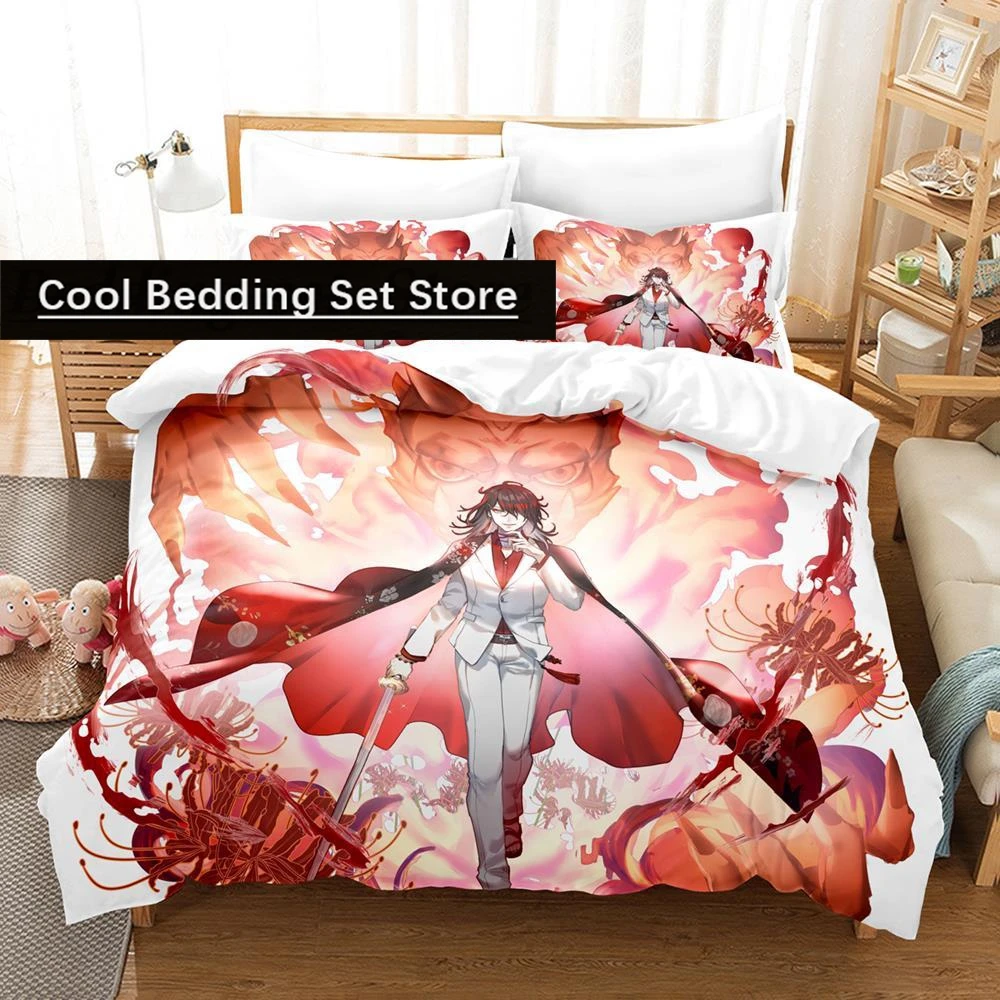 

Hololive vox Akuma Bedding Set Single Twin Full Queen King Size Bed Set Aldult Kid Bedroom Duvetcover Sets 3D Print Anime bed