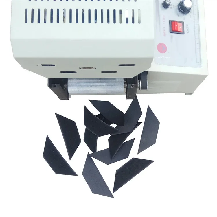 Computer Fabric Strip Ribbon Webbing Zipper Cutting Machine