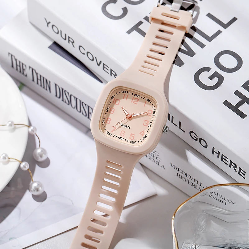 Fashion Women Watches Squartz Large Dial Watch Women Luxury Ladies Quartz Wristwatches Silicone Female Clock Relogio Feminino