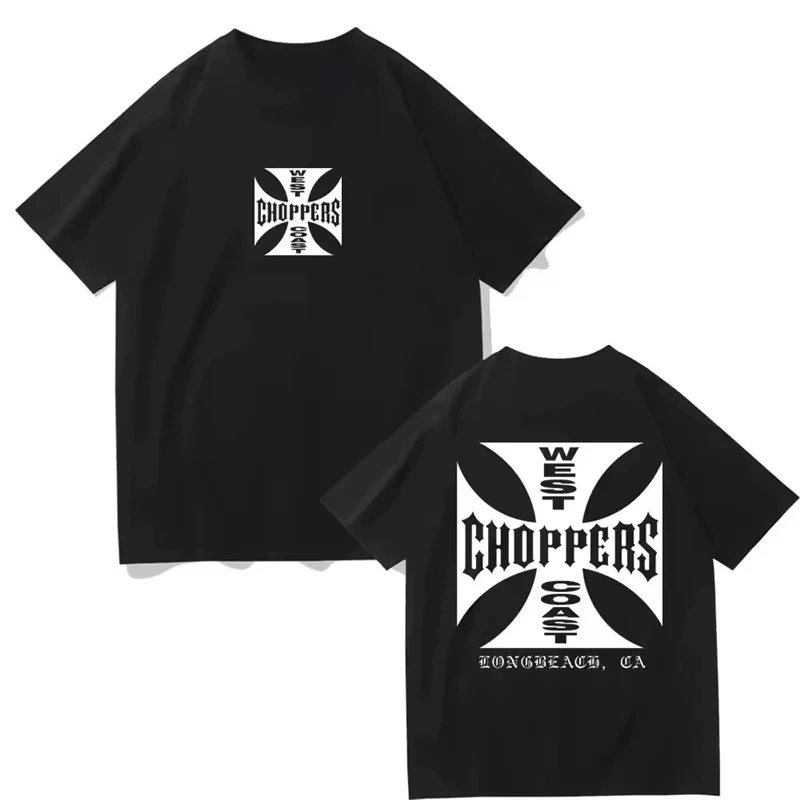 2026 Summer Fashion T Shirt Women Men Cotton West Coast Choppers Print T-Shirt Casual Short Sleeve Vintage Clothing Tee
