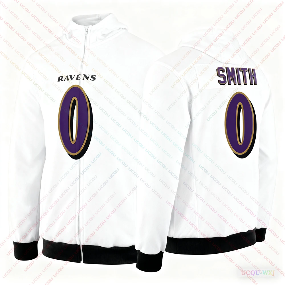 هالوين الكبار بالتيمور كرة القدم الأمريكية جيرسي الرجبي جيرسي الرياضية التدريب جيرسي تي شيرت الغربان OWEH 99 رقم