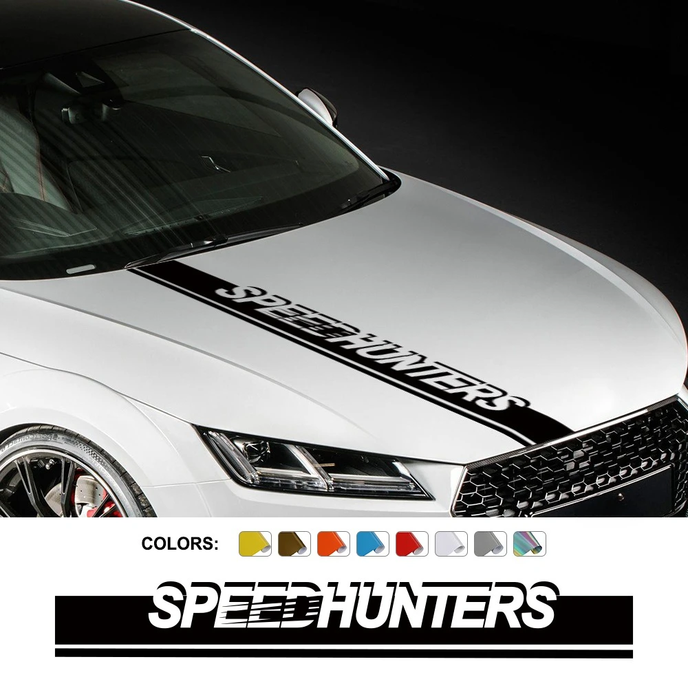 Car Sticker Cover DIY Speedhunters Hood Decor Decal Auto Tuning Accessories Vinyl Wraps Waterproof Cover Kit for Pickup Truck