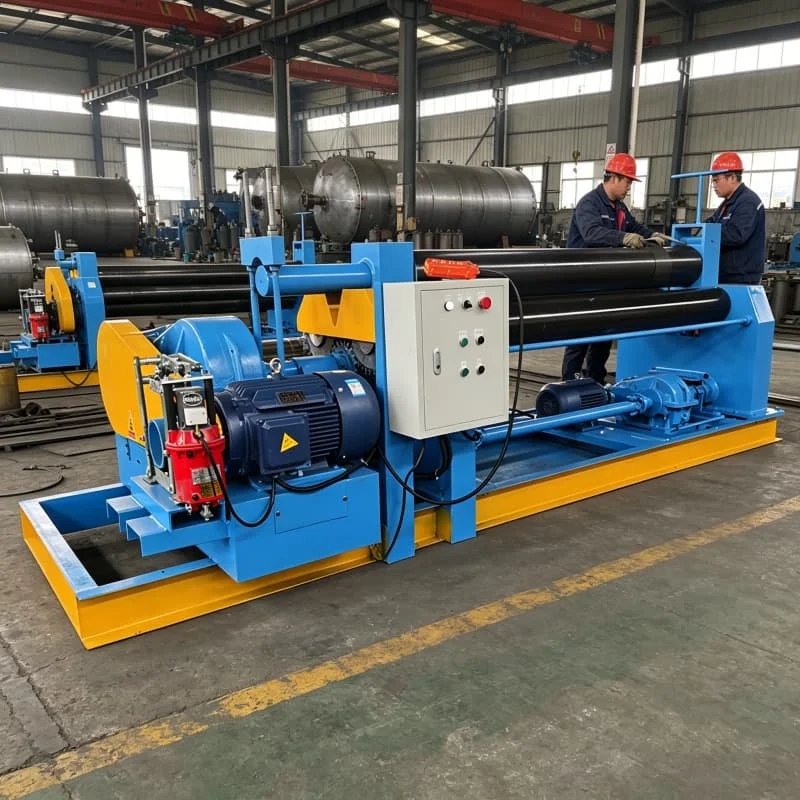 High Precision Digital Readout Plate Rolling Mill Automatic 4 Roller Hydraulic Energy Vehicle Battery Case Frame Manufacturing