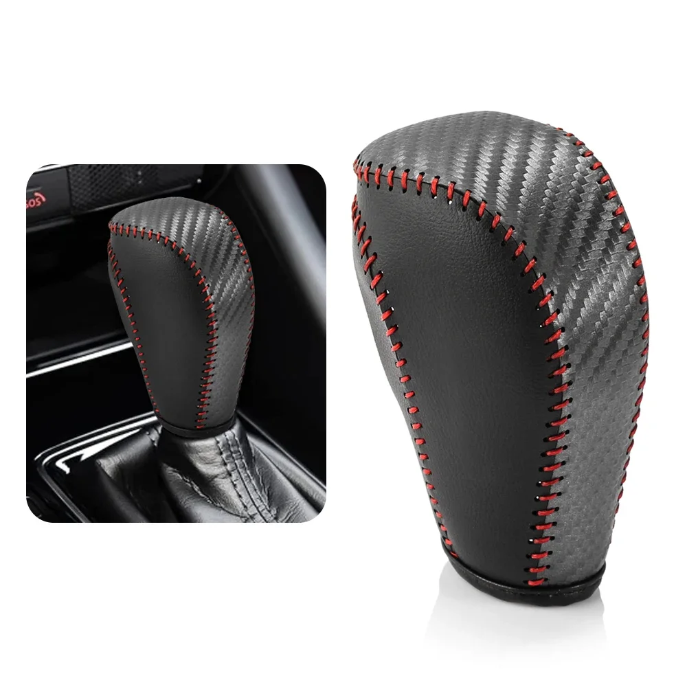 سيارة والعتاد الجلود الداخلية والعتاد التحول المقبض غطاء رأس لمازدا 2 3 6 BM GJ Demio CX3 CX5 CX8 CX9 Axela 2014-2022 اكسسوارات