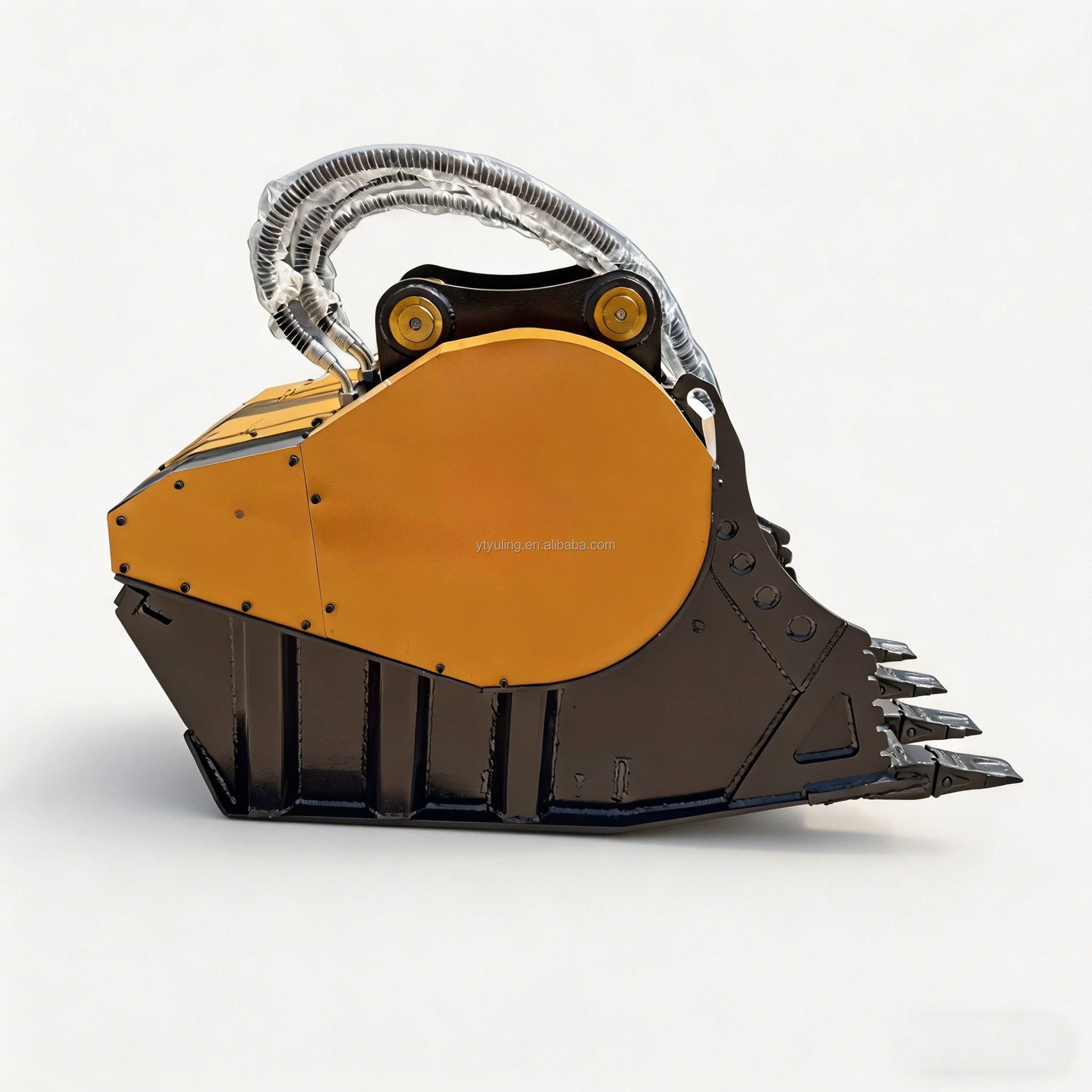 Recycling Crusher Bucket Excavator Hydraulic Concrete Rock Jaw Crushing Attachment Demolition Heavy For 20-30T