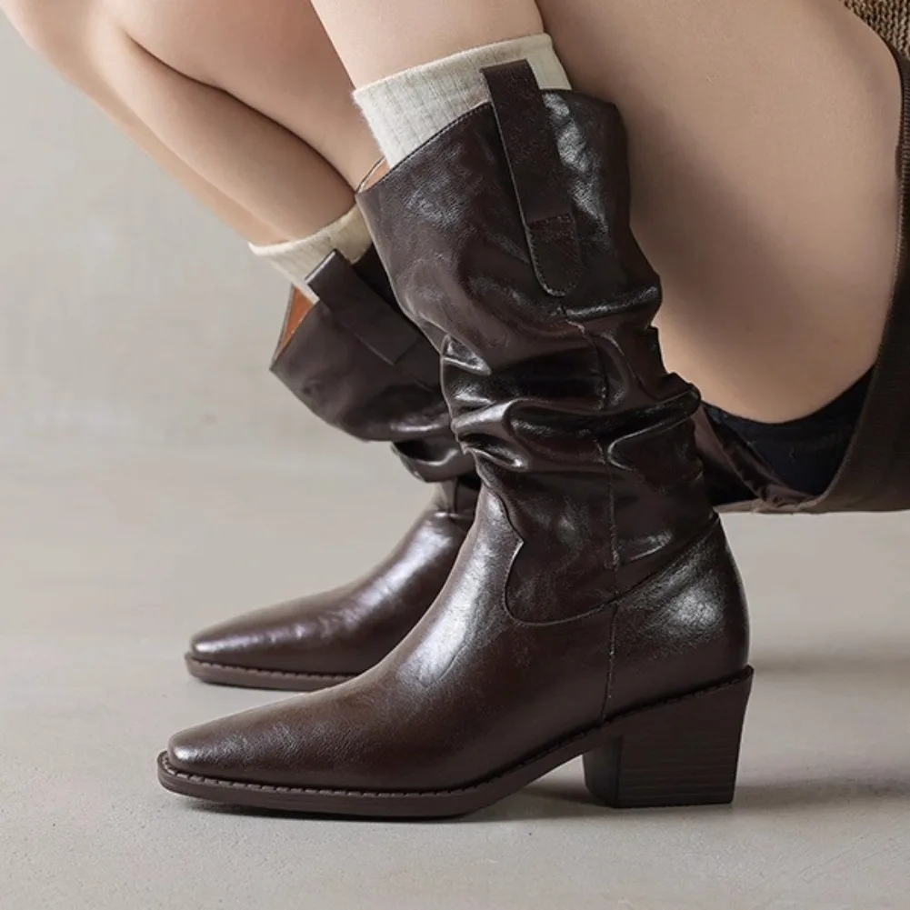 Retro Brown Pu West… - image