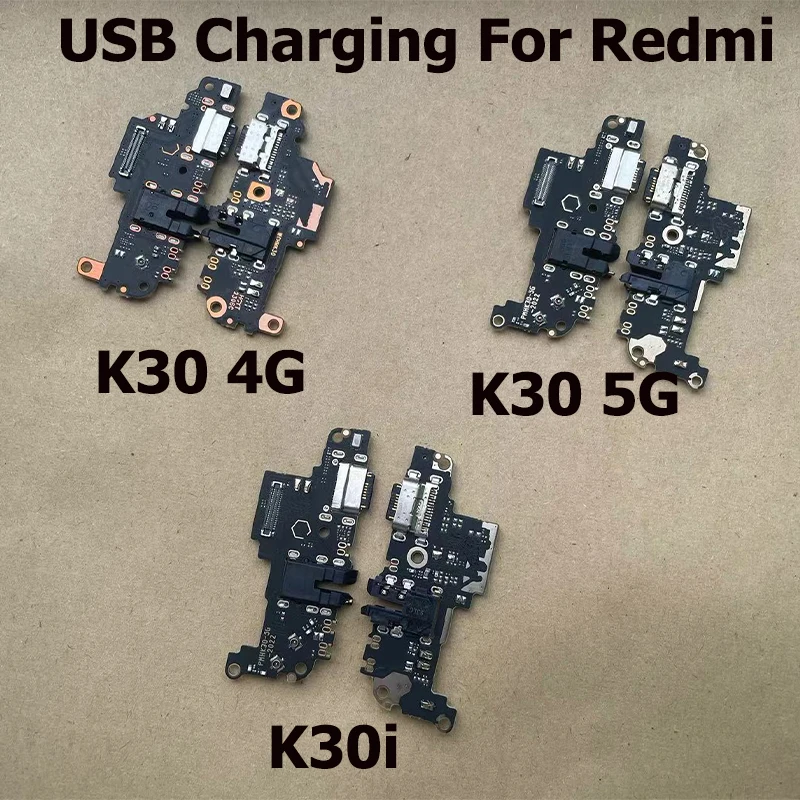 

USB Charger Flex For Xiaomi Redmi K30 K30i 4G 5G USB Charging Dock Board Connector Charging Flex Cable