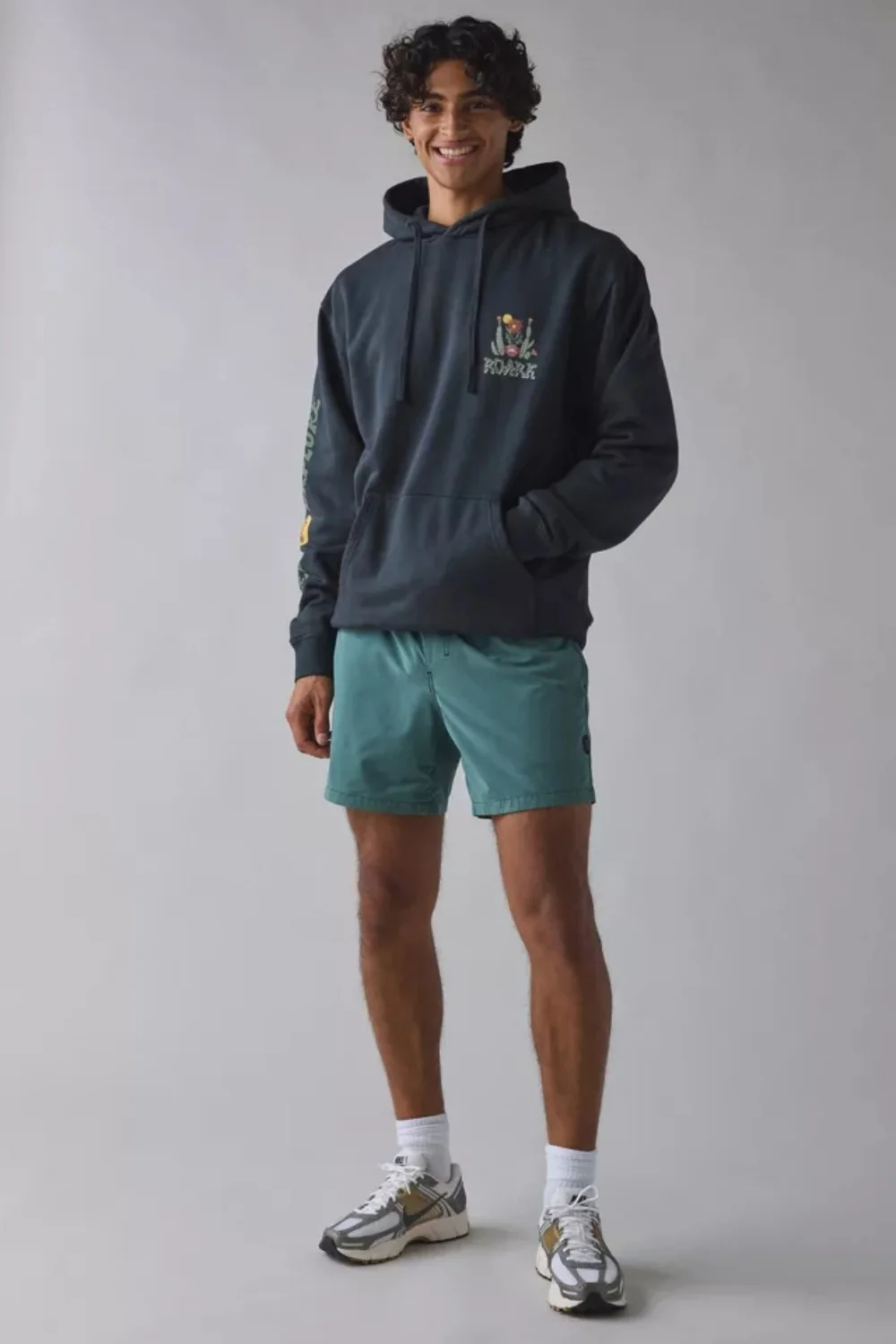 

Roark Cactus Garden Hoodie Sweatshirt – charming cactus garden graphics, classic fit, perfect for laid-back outings