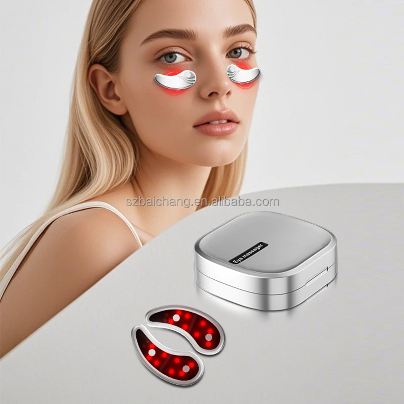 Draagbare Mini Elektrische Smart Eye Massager Anti-Aging Donkere Kringen Rimpel Verwijdering Oogzorg Apparaat voor Verwijdering van Donkere Kringen