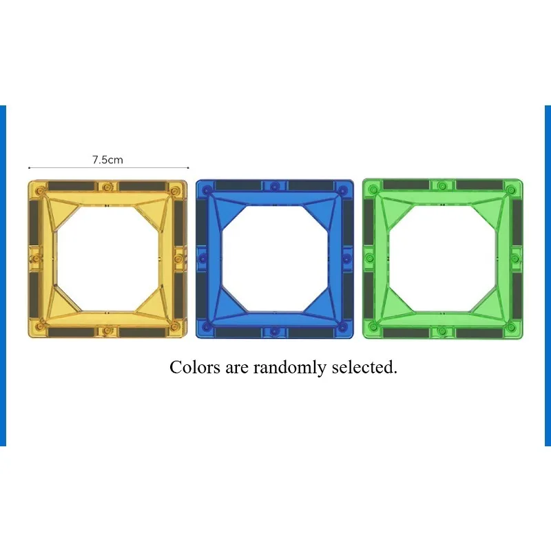 B1 Diamond-shaped Hollow Magnetic Assembly Toys, Window Doors, and Other Assembly Toys