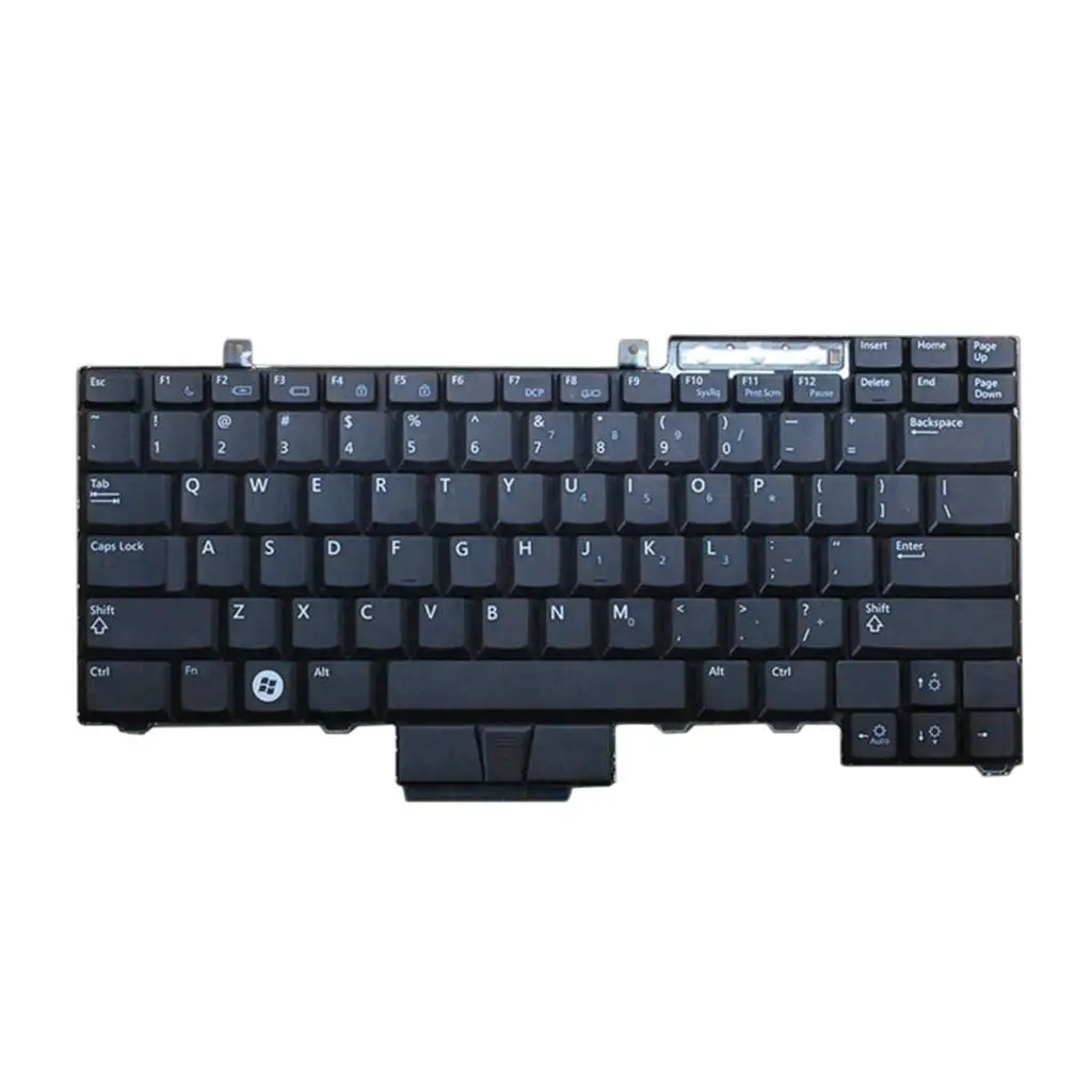 Teclado de laptop retroiluminado preto layout dos EUA teclado de plástico de substituição para Dell Latitude E6400 E6410 E5500 E5510 Series