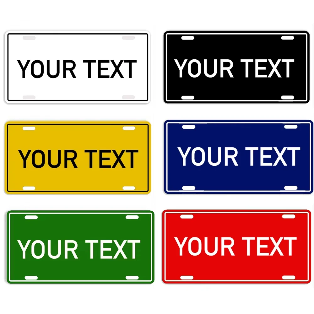 1 plaque en fer 2D personnalisable avec votre texte - Plaque métallique Corée du Sud avec logo personnalisé, décoration murale 12x6 pouces pour bar, bureau, cour