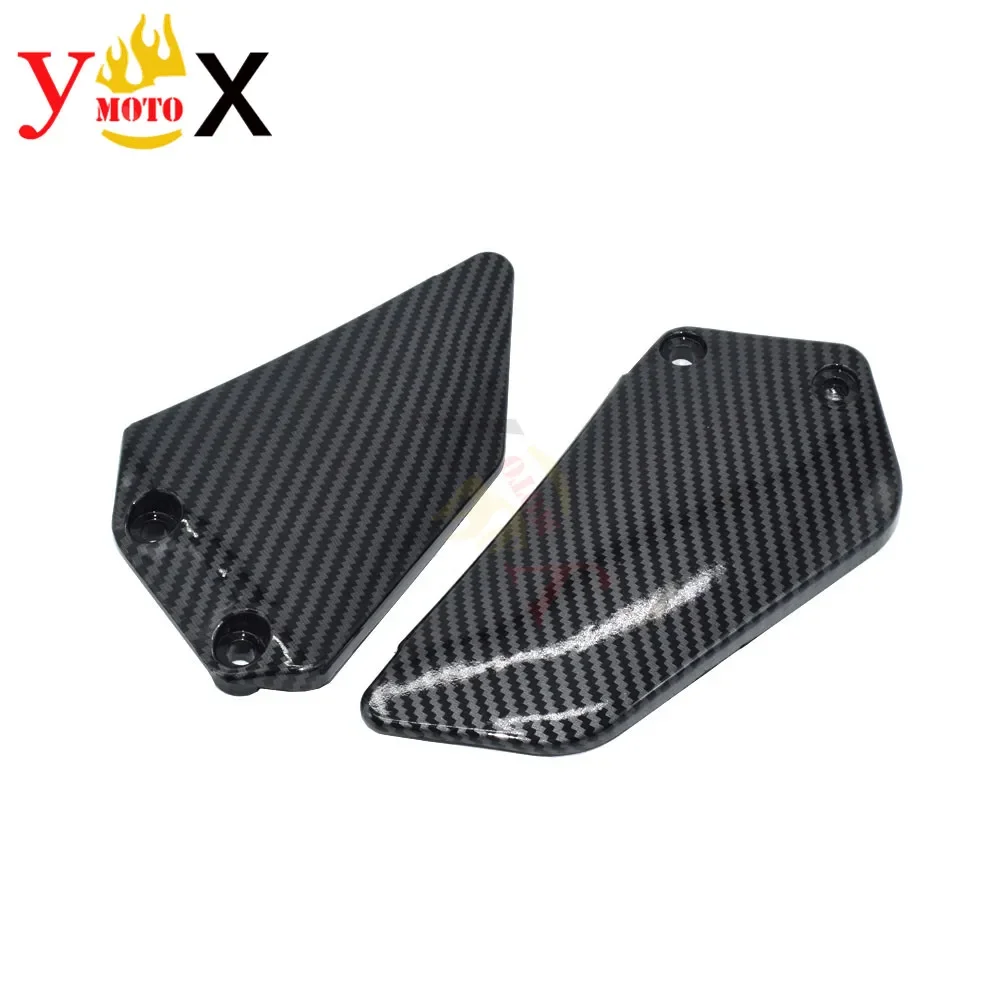 CBR 250 MC19 MC22 (Carbon Pattern) Side Foot Peg Rest Protection Panel Cover Guard For Honda CBR250 CBR250R CBR250RR 1988-1994