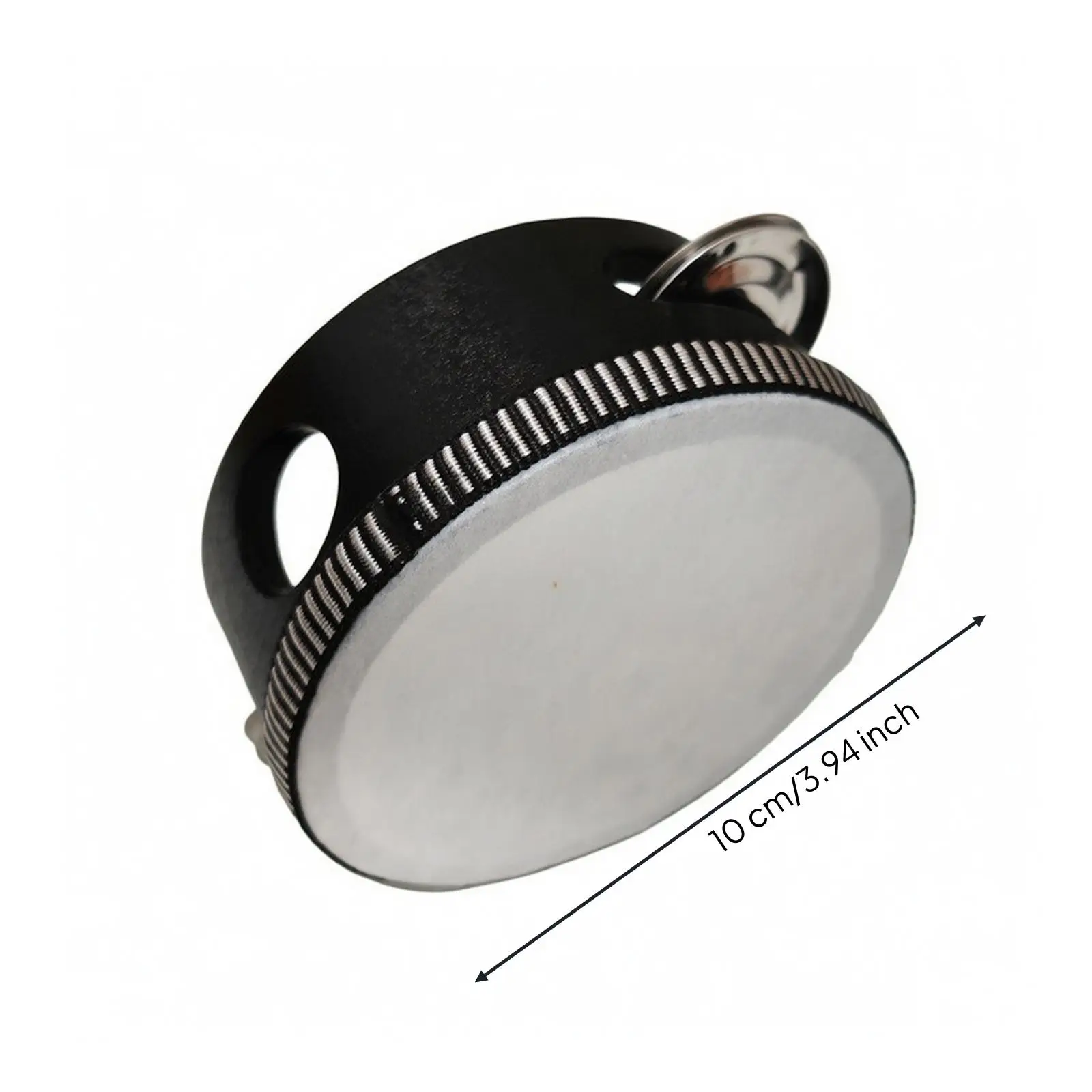 Classic Round Tambourine with Wooden Frame and Metal Discs for Folk Music Ensemble Dance Accompaniment