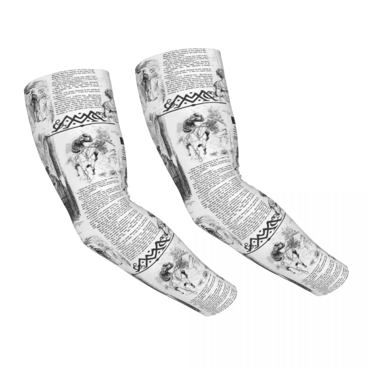 

Гордость и предубеждение - страницы, нарукавники, солнцезащитный чехол с УФ-защитой, летние ледяные шелковые велосипедные татуировки, рукава