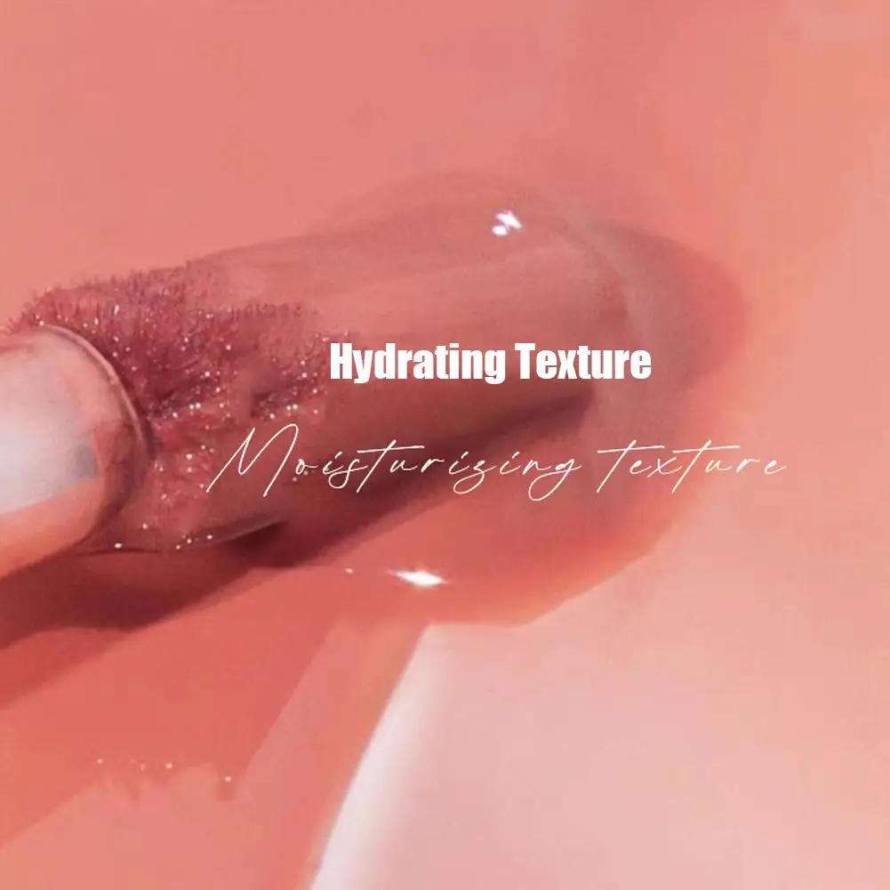 Watery Light Clear Lip Glaze Lasting Hydration Lip Gloss Glassy Mirror Lipgloss Silky Moisturizing Non Fading Liquid Lipstick