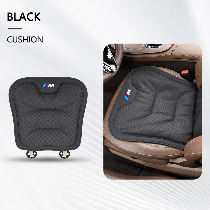 

Car Leather Seat Cushion Breathable Protector Pad Auto Interior For BMW M E36 E39 E46 E90 E91 F48 F25 F15 F01 G32 X1 X3 X5 X6 X7