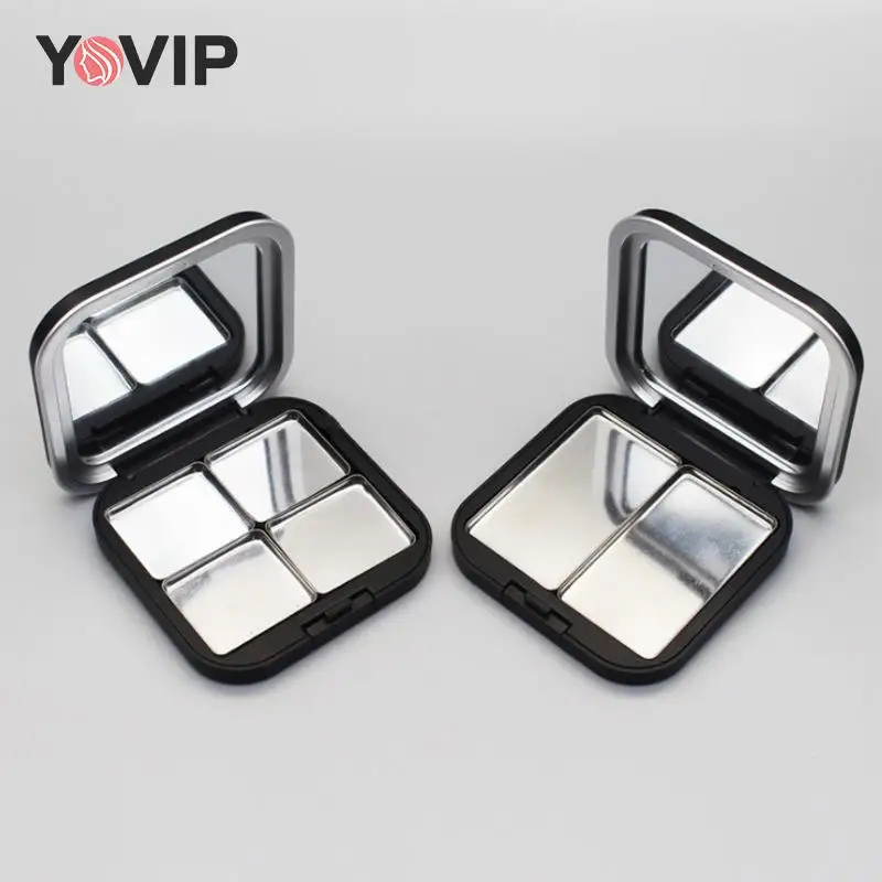 Makeup Beginners DIY Eye Shadow Storage Box Empty Eyeshadow Palette Eye For Women Girls Makeup Storage Dish With Mirror Tools