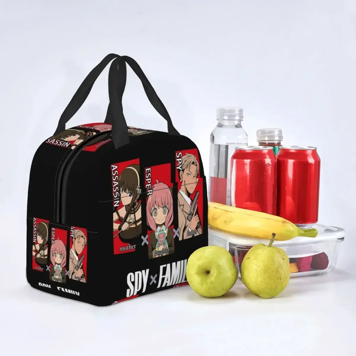 2023 New Spy X Family Insulated Lunch Bag per le donne Portable Anime Manga TV Movie Thermal Cooler Bento Box Office Work School