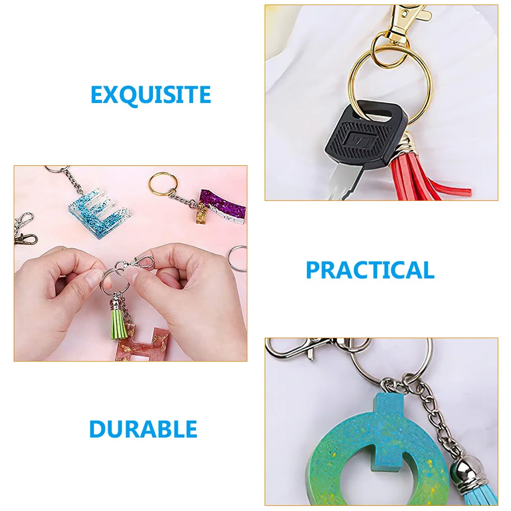 

1 Set Of Colorful Rotatable Clasps 6Mm Alloy Lobster Buckles For Diy Keychains Necklaces Bracelets Jewelry Making Craft Supplies