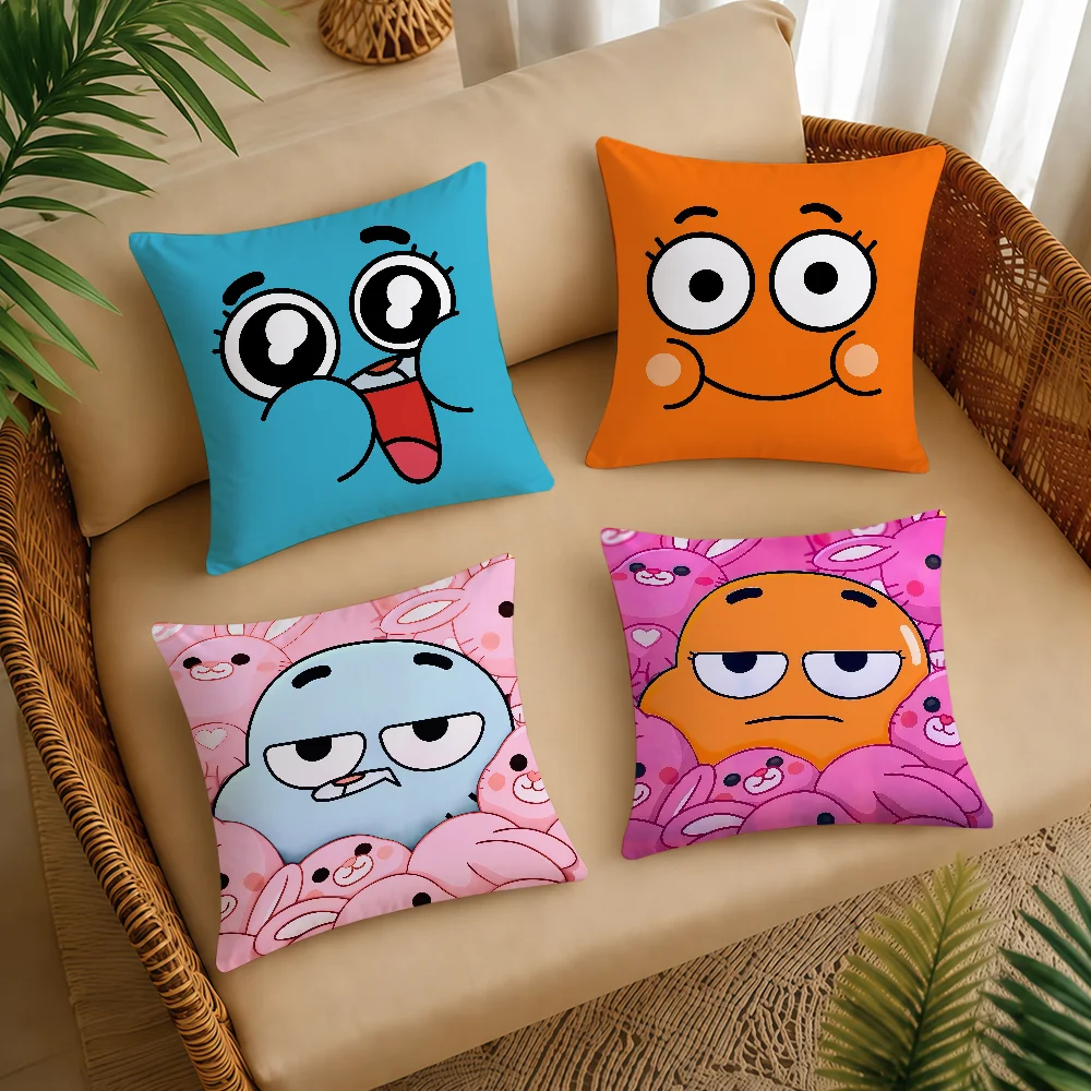 CT The A-AmazingS World Of G-GumballS Cushion Cover Square Decorative Throw Pillow Case Sofa Bed Living Room Anniversary Gifts