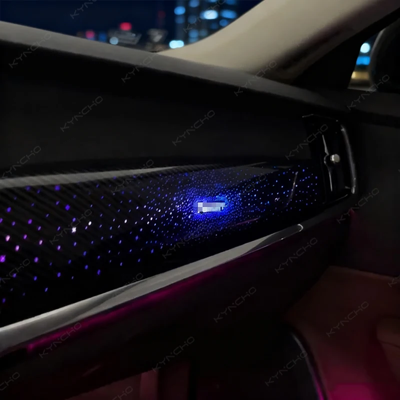 For Volvo S90 Smart Dimmable LED Car Ambient Interior Light Upgrade Symphony Neon Flowing Light Automotive Ambient Lighting
