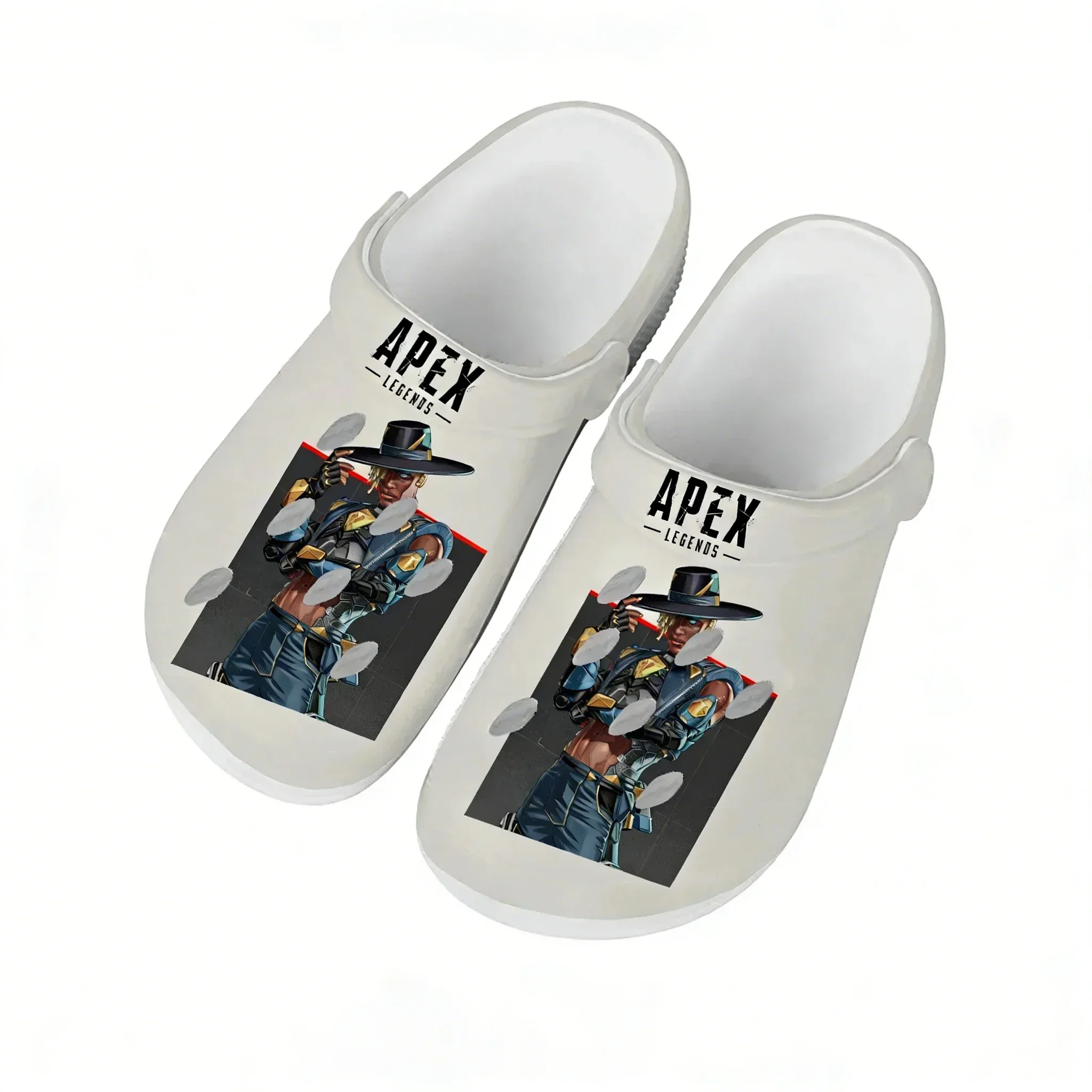 A-Apex Legends Water Shoes Mens Womens Comfortable Fashion Home Garden Clogs Customizd Sandals Beach Breathable Hole Slippers
