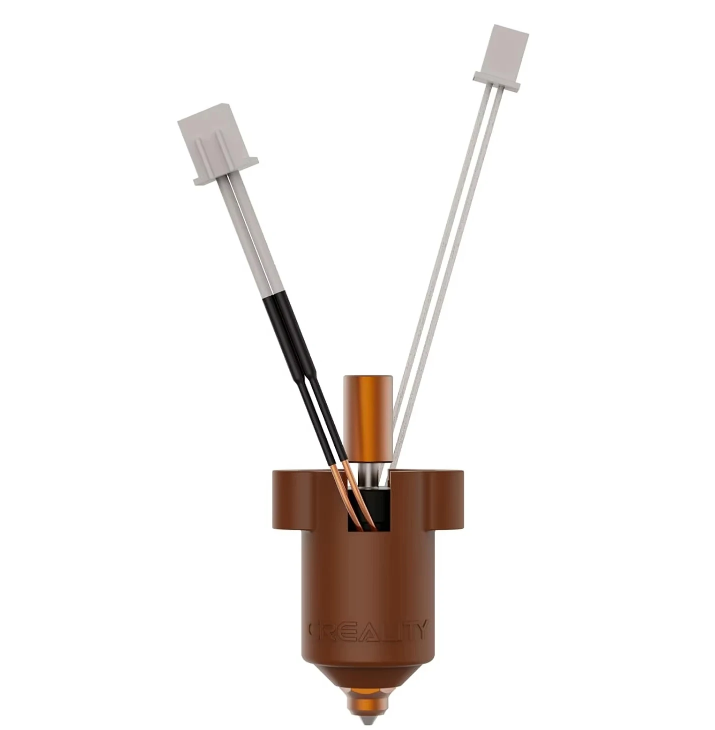 

S Creality Ender-3 V3 Ke Ceramic Heating Block Kit, Bimetallic Material Nozzle 0.4mm*2 High Temp Resistant High Flow Speed