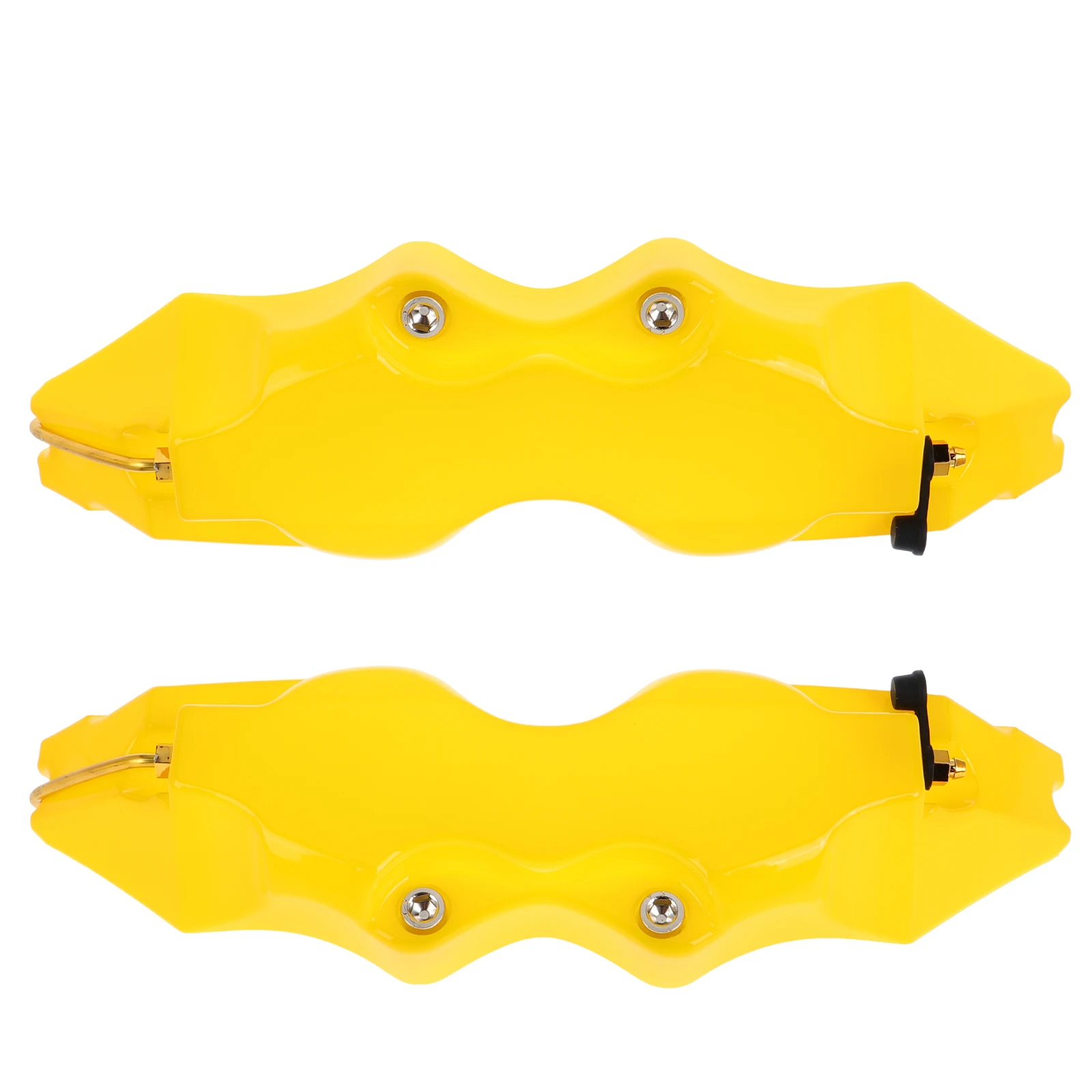 

Brake Disc Guard Cover Caliper Tire Accessories Black Yellow Flag 3D ABS Universal Fit Vehicle Parts Supplies Disk Brake Covers