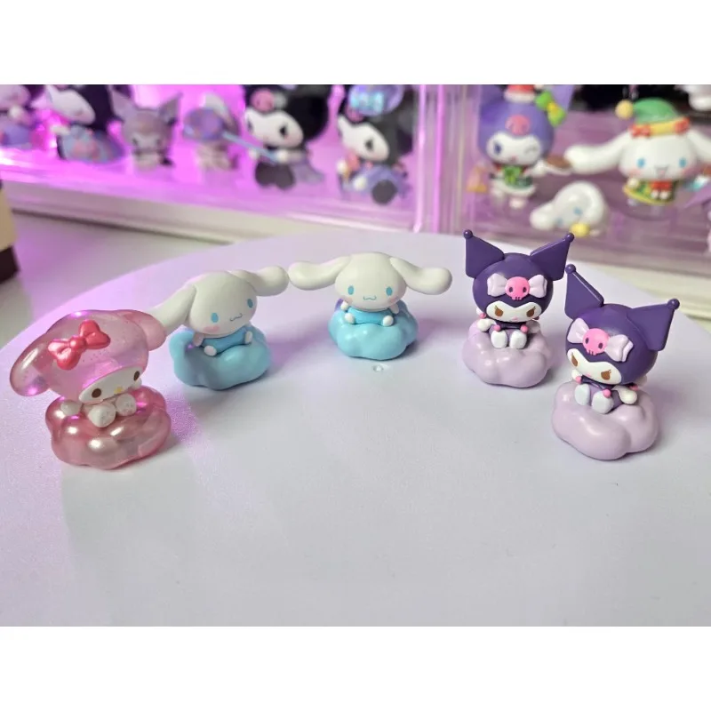 

Sanrio Characters Figure Kuromi Cinnamoroll Mocha Hello Kitty Mini Blind Box Funny Toy