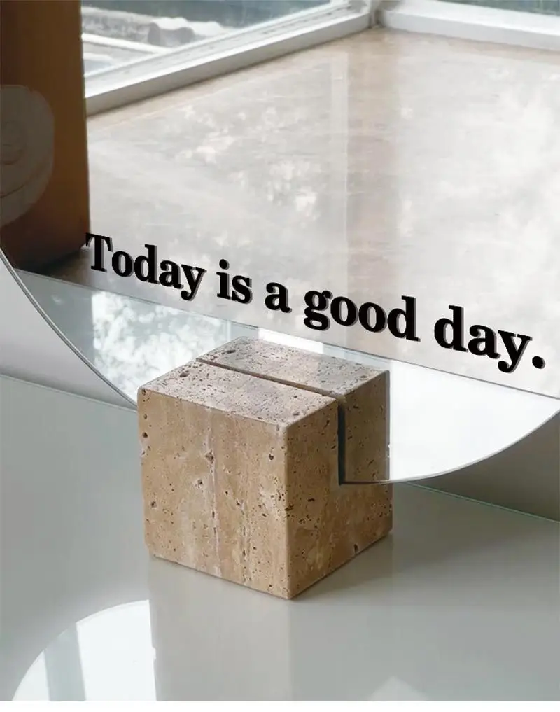 Wandaufkleber „Heute ist ein guter Tag“ im koreanischen Stil, Fensterglas-Spiegelaufkleber, kreative dekorative Aufkleber, englische Poster – Detail 5