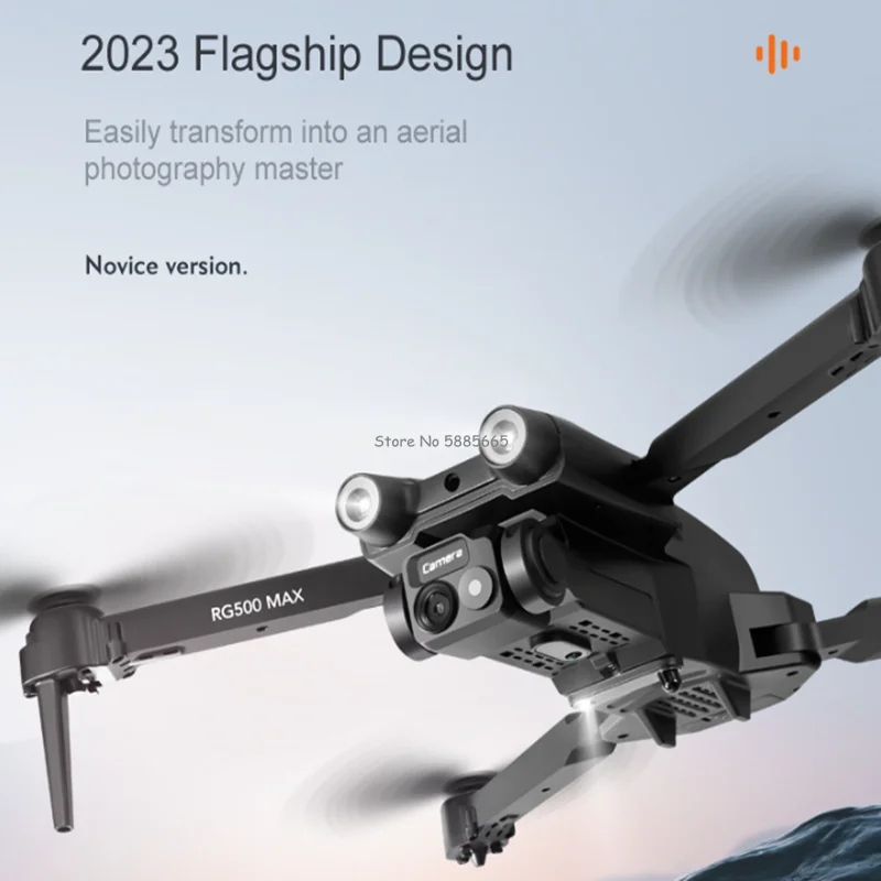 Drone RC pliable sans balais, flux optique hovering, caméra 8K, évitement intelligent des obstacles, capteur G, retour intelligent, télécommande, quadrirotor