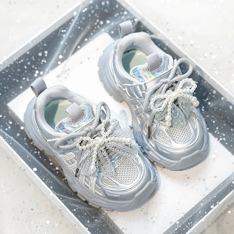 

Children Casual Shoes for Girls Boys 2025 Autumn New Fashion Korean Style Soft Bottom Anti-slippery Versatile School Sneakers