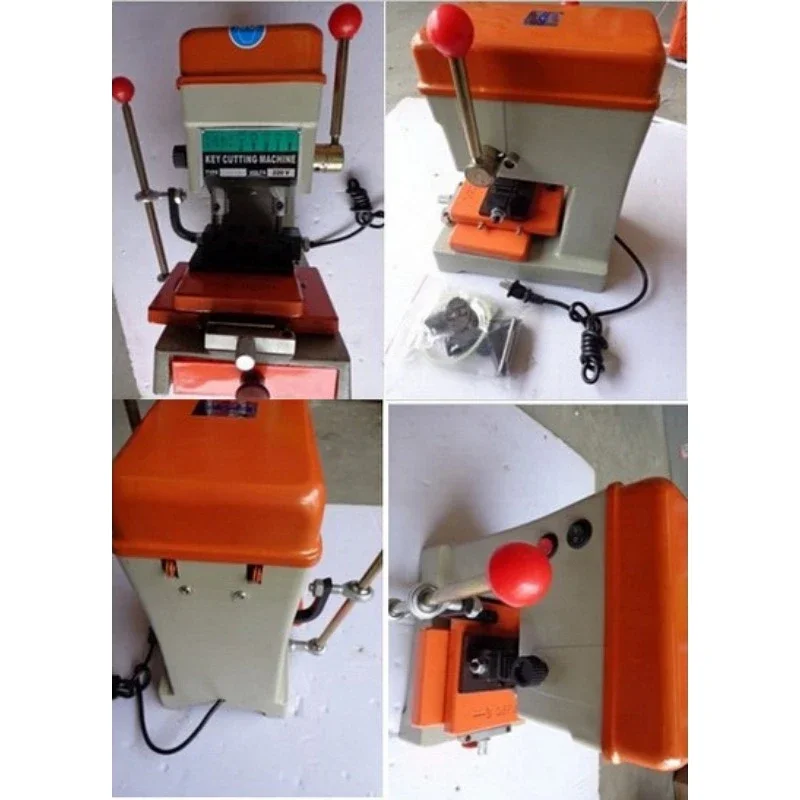 368A Car Key Cutting Copy Duplicating Machine Vertical Key Cutter Machine Car Door Key Drill Maker Locksmiths Tools Supply 220V