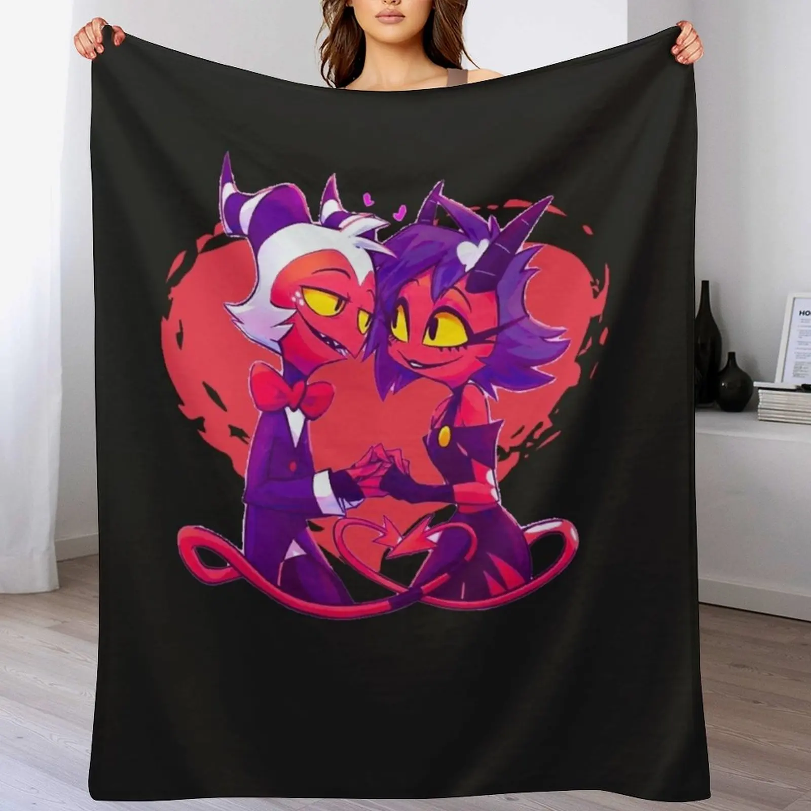 

Helluva Boss Millie Throw Blanket Elegant Warm Throw Blanket for Hotel Home