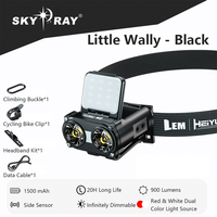 SKYRAY MINI Headlamp SH900 Portable Sensor Hat Lights Type-c Rechargeable Headlight Led Flashlight Fishing Front Bicycle Light