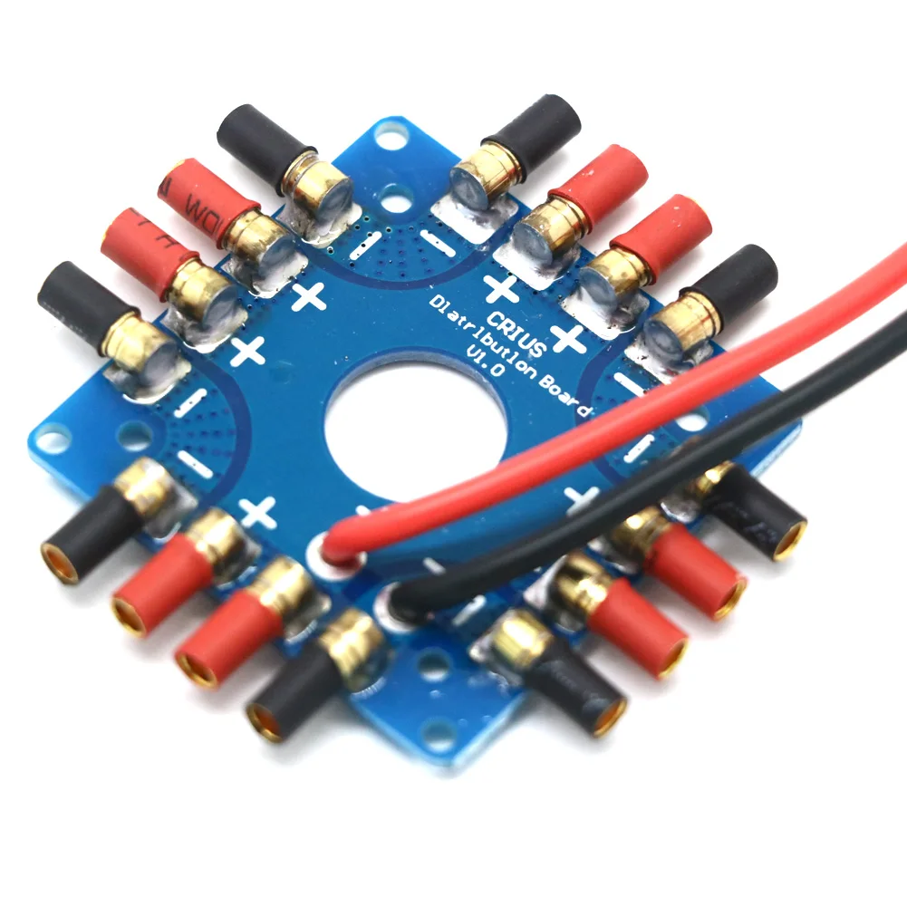 ESC Distribution Board Connection Board Soldered T / XT60 Plug & 3.5mm Banana Bullet Connectors For Quadcopter Multicopter FPV