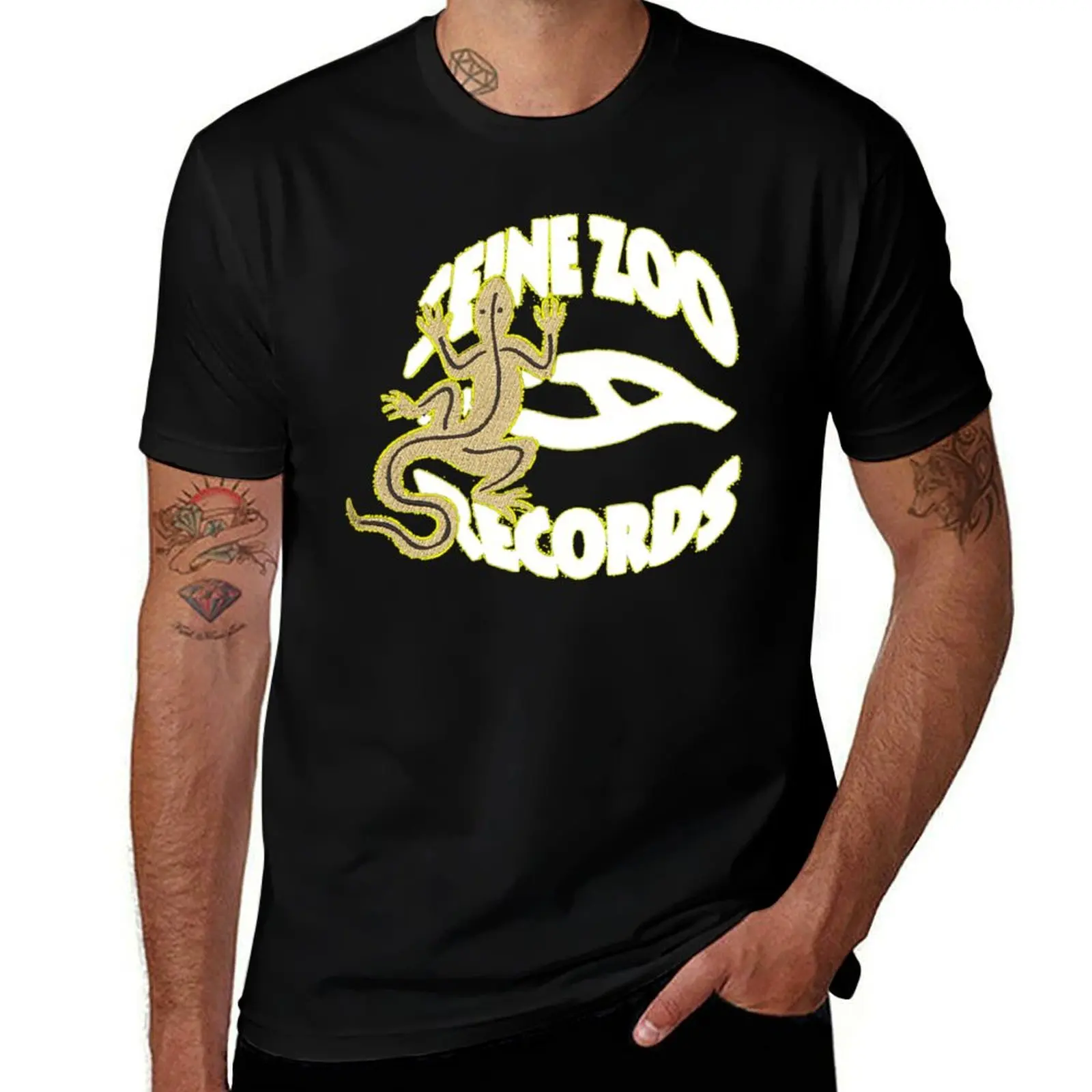 Seine Zoo Records T-Shirt Casual Minimalist Short Sleeve Top T-Shirt