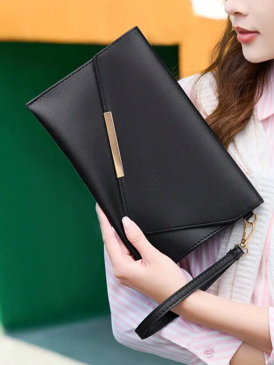 

1pc Women Wristlet Wallet Coin Purse, Suitable For Ladies, Girls, Dinner, Evening, Party, Shopping, Commuting, Travel And Other Occasions