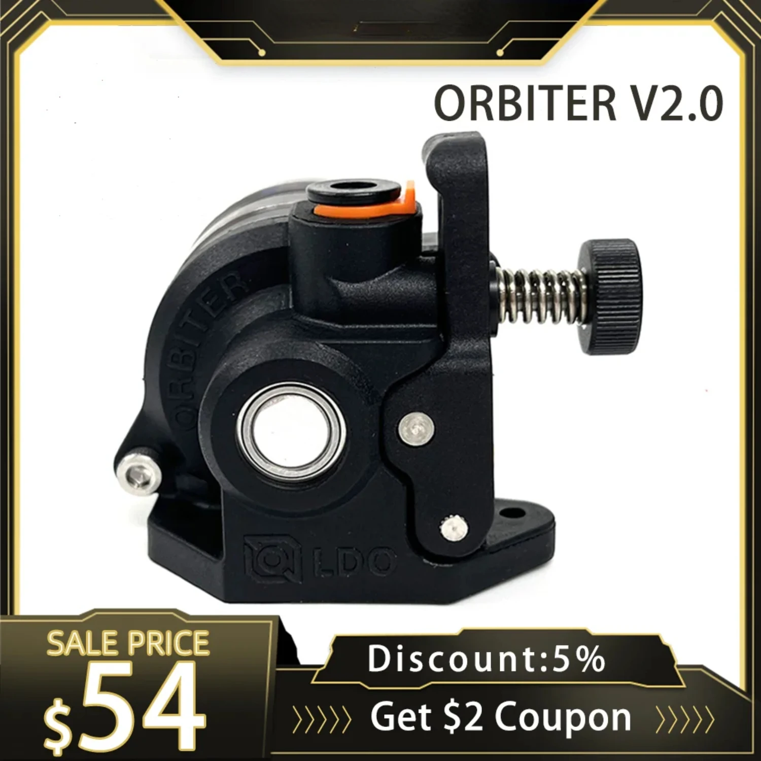 Orbiter Extruder V2.0 with Motor Double Gear Direct Drive For Voron 2.4  CR-10 Ender3 V2/ PRO 3D Printer Parts