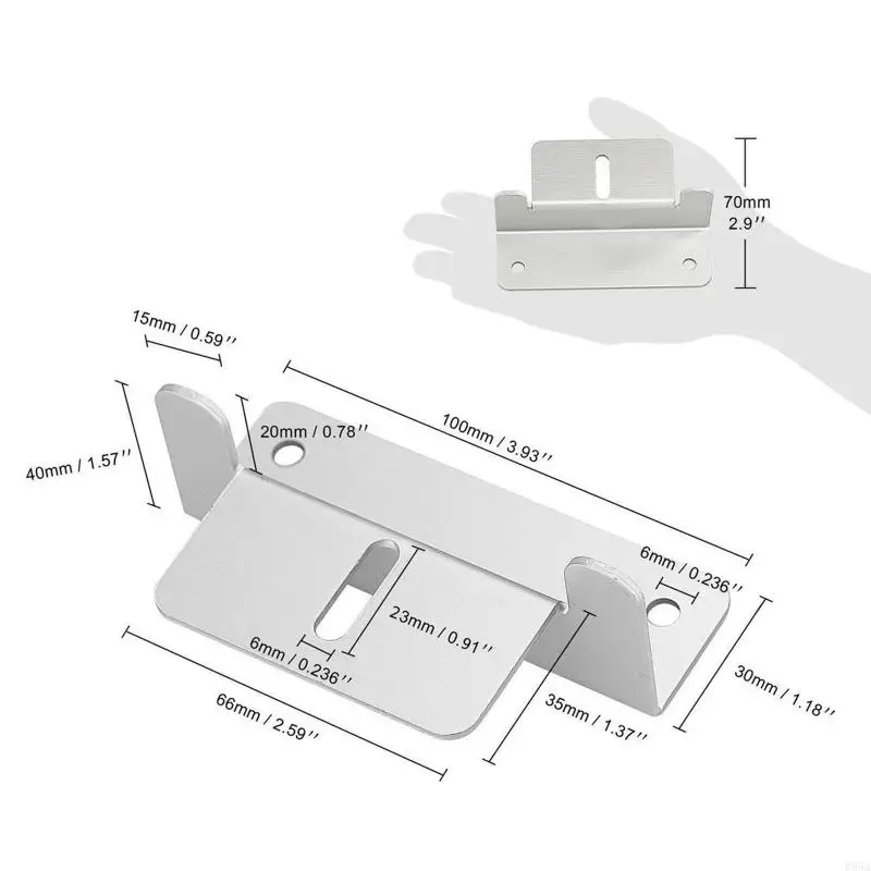 B95A 4 PCS Lekkie Wsporniki Zestaw Solarnych kształcie Solarnym Zestaw Solar Panelu Słoneczny Uchwyt Słoneczny dla RV, dach,