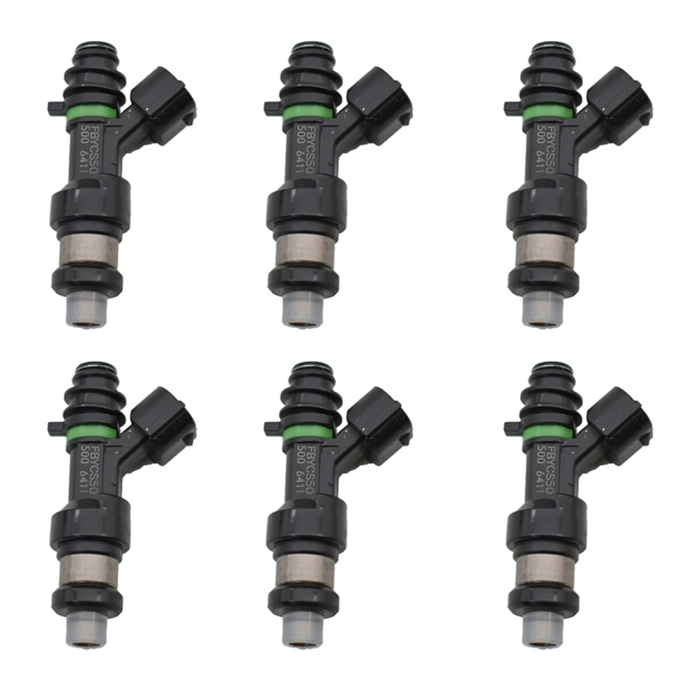 6X Car Engine Fuel Injector Nozzle 15710-66J00 for Suzuki Grand Vitara Base Premium XSport Luxury V6 2.7L