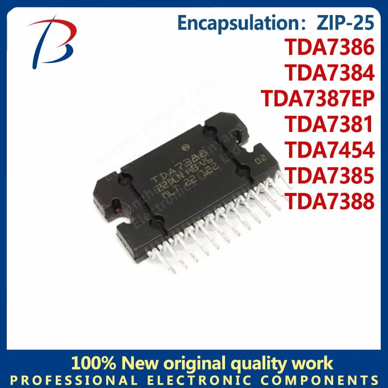 TDA7388 TDA7386 TDA7384 TDA7381 TDA7385 TDA7454 TDA7387EP TDA 7384 7385 7386 7388 7454 7387EP New audio power amplifierZIP-25