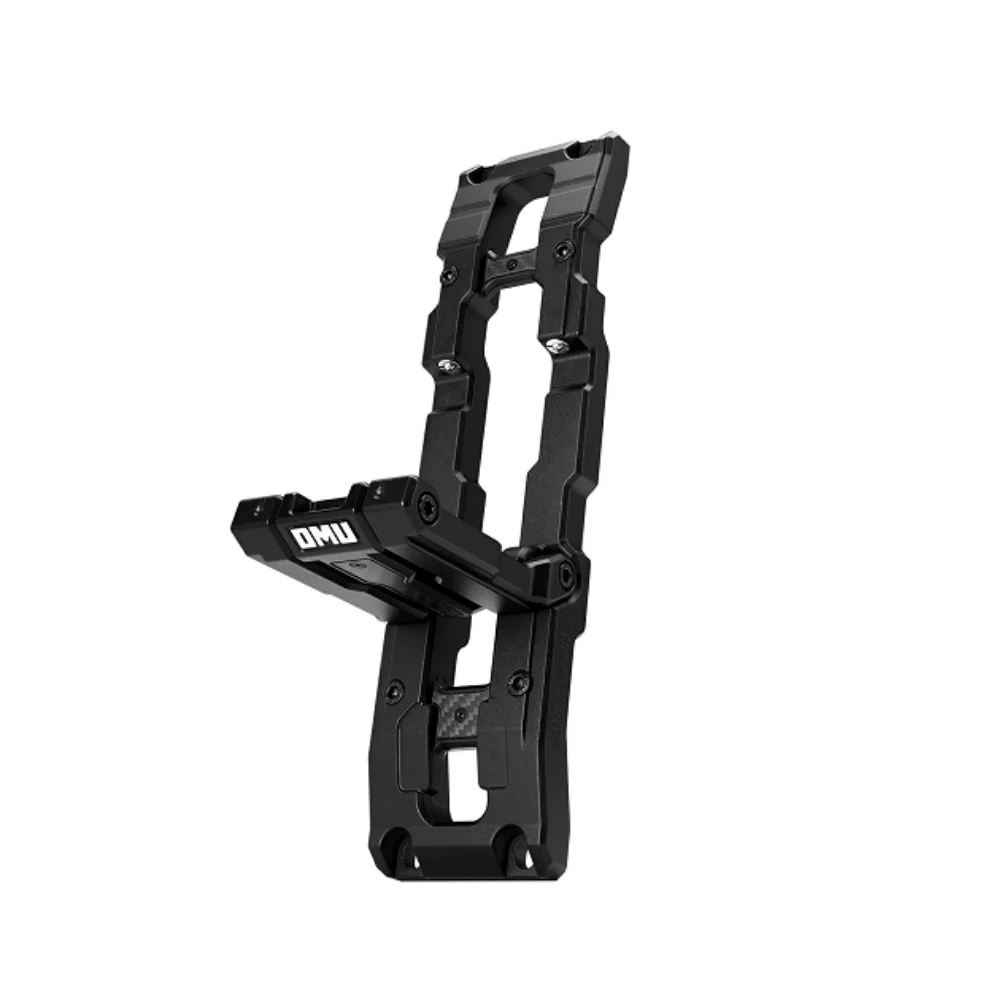 For Jeep Wrangler JK JL Gladiator JT 2007-2024 Black Aluminum Magnesium Alloy Side Steps Running Boards Nerf Bars OMU002