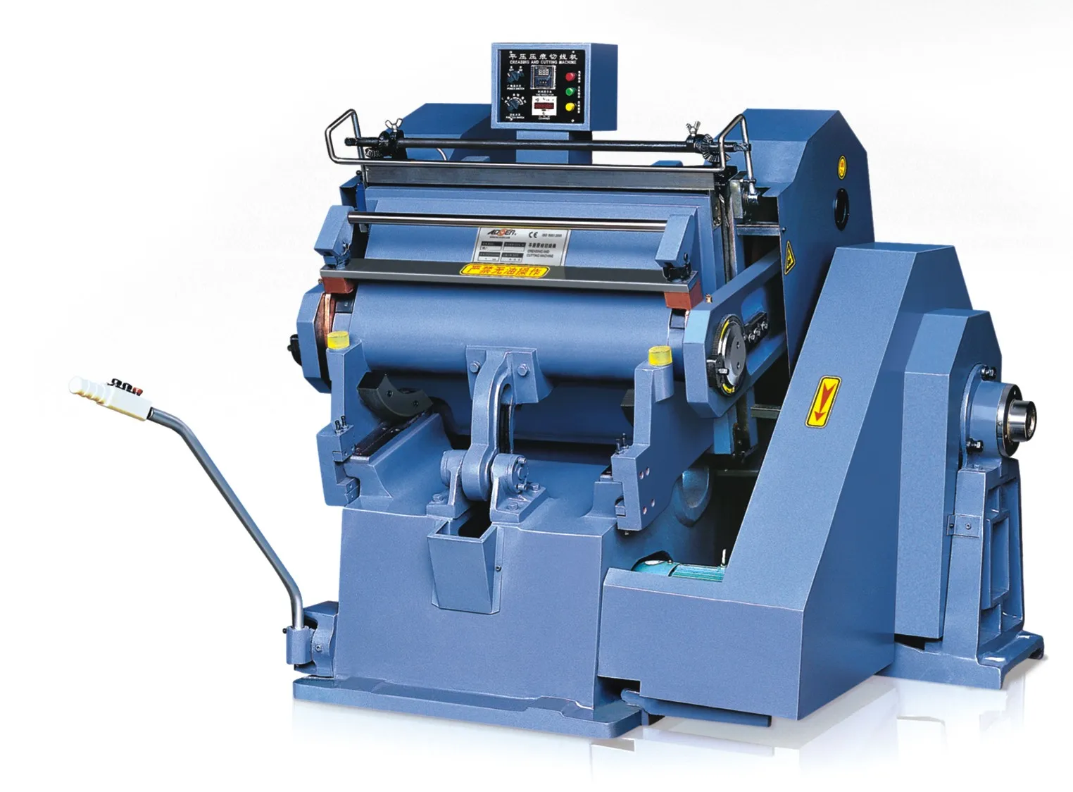 ML750 Semi auto manual feed cardboard die cutting and creasing machine for low price