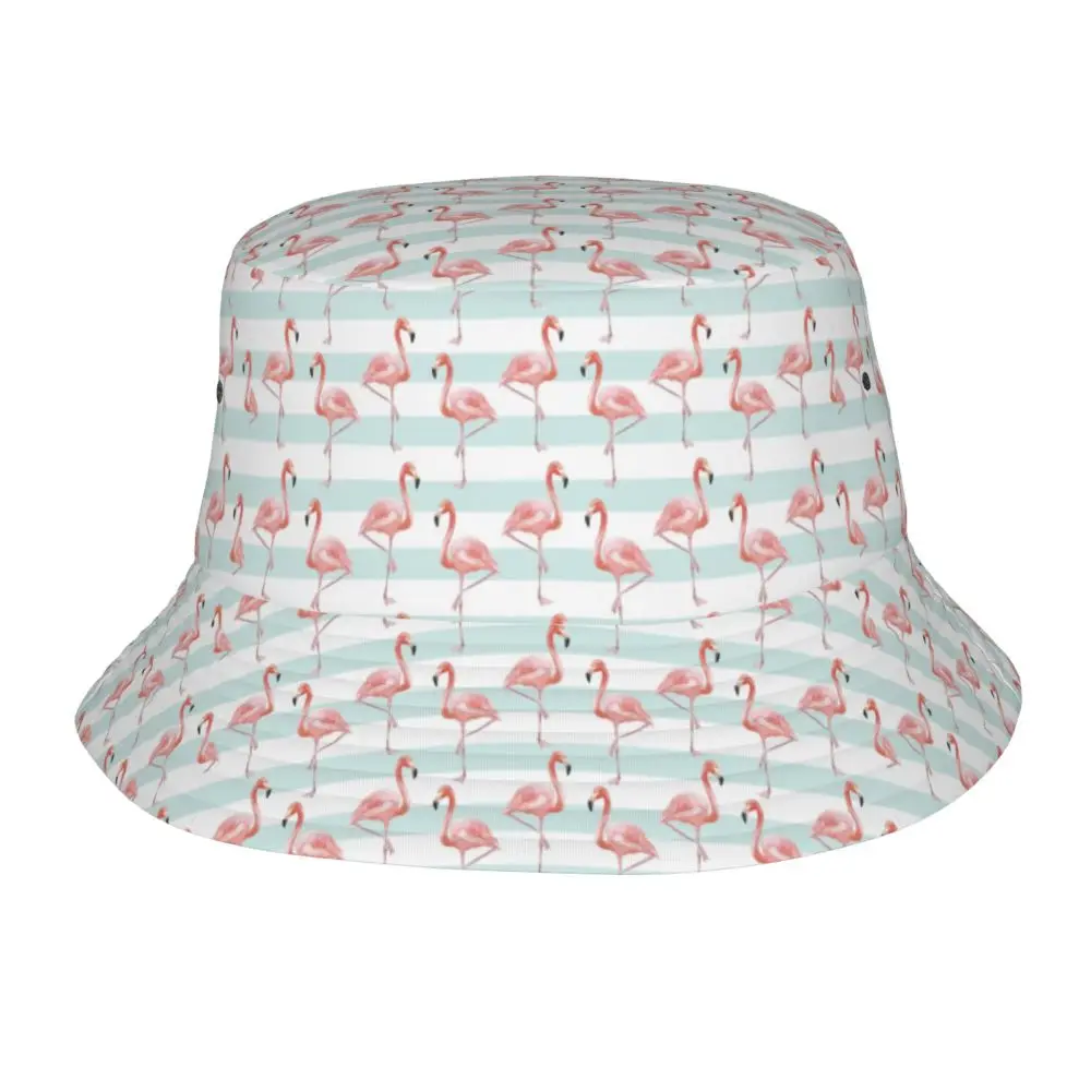 Sombrero de pescador personalizado para hombre y mujer, gorro de pescador con diseño de flamenco y pájaro, perfecto para el sol y el aire libre