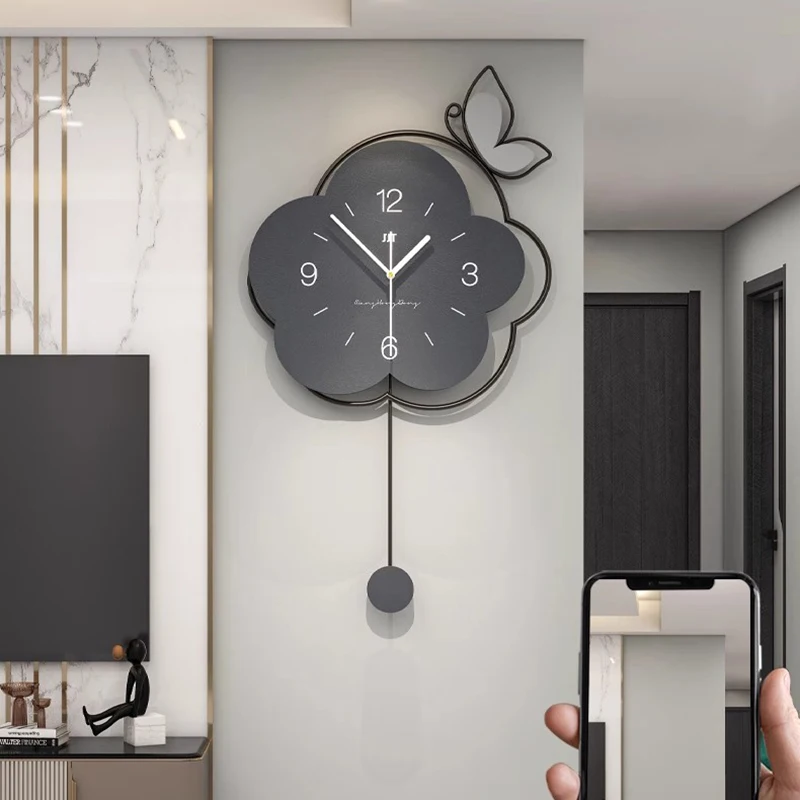 ZFashion Design Wall Clocks Restaurant Luxury Living Room Art Mural Interior Wall Watch Nordic Orologio Da Parete Home DecorZ