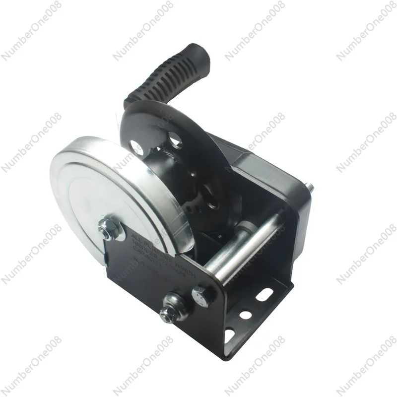 New Brake Winch 1600 Pounds 730kg Black Spray Plastic Two-Way Self-Locking