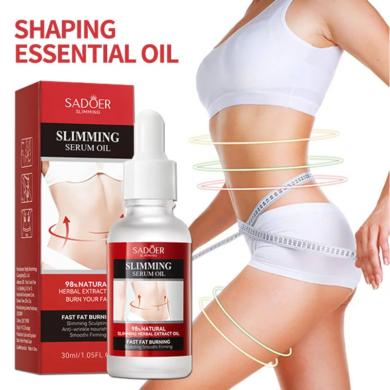 Slimming Serum Oil Firming Shaping Belly Fat Burning Lose Weight Slim Anti Cellulite Natural Plant Extract Massage Body Products